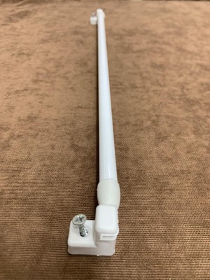 60 -75 cm Briz Çubuğu Ayarlanabilir 2 Adet Alüminyum Perde Borusu 4 Adet Başlık Şeklinde Briz Çubuğu