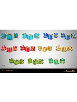 Empressco Yılbaşı Dekor ve Hediye Paketi, Kırmızı Renkli, Şık ve Sevimli Tasarım