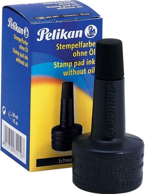 Pelikan Siyah 30CC Istampa Mürekkebi