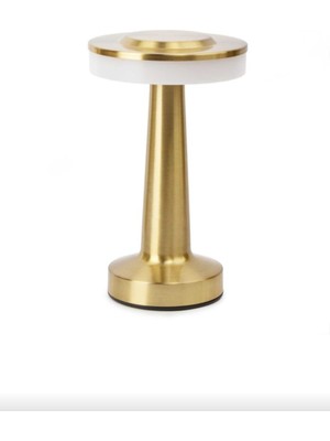 Edison Dokunmatik Şarjlı Dekoratif Masa Lambası, 3 Farklı Işık Rengi, Modern ve Şık Tasarım