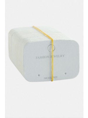 Marsilyan Oval Lüx Küpe Kartı 100 Adet