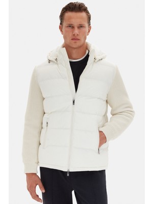 D'S Damat Ds Damat Regular Fit Ekru Düz Mont 5HC071221024M