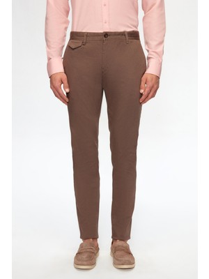 Twn Slim Fit Vizon Armürlü Chino Pantolon 5ECC3S208232M