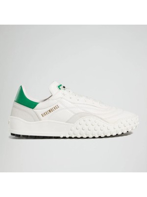 Erkek Sneaker ( Günlük) 27116/CP B Bkku Bikkembergs  64039996 Nappa White/nappa Green