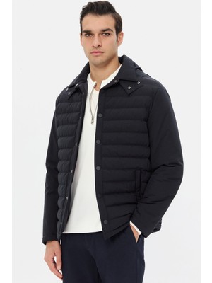 D'S Damat Ds Damat Regular Fit Lacivert Düz Mont 5HC071221021M