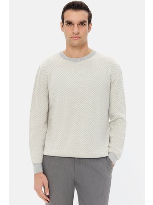 D'S Damat Ds Damat Regular Fit Gri Kazak 5HC060192107M