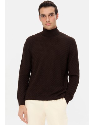 D'S Damat Ds Damat Regular Fit Kahverengi Kazak 5HC060192108M