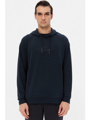 D'S Damat Ds Damat Regular Fit Lacivert Düz Sweatshirt 5HCE26172204M