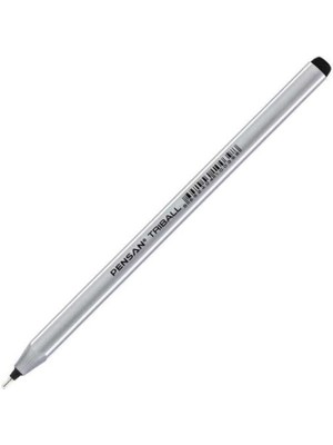 Pensan Triball Siyah Tükenmez Kalem 1 mm 12'li Paket Yüksek Kalite Yazım