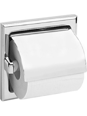 Omg Tuvalet Kağıtlık, Tekli, Ankastre - Paslanmaz Çelik