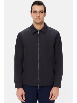 D'S Damat Ds Damat Regular Fit Lacivert Düz Mont 5HC070011024M