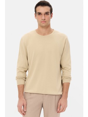 Twn Slim Fit Bej Kazak 5EC060111608M
