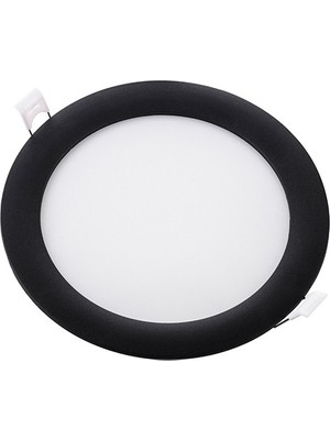 Zmr Panel Spot Siyah Kasa Günışığı 3000K 12W