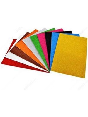 Empressco 10'lu Simli Eva Karışık Renk 20X30 Cm, Yapışkanlı, Eğlenceli ve Şık Tasarım