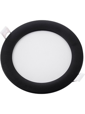Zmr Panel Spot Siyah Kasa Beyaz Işık 6500K 9W