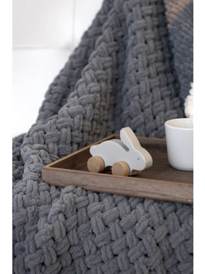 Elioure Puffy Battaniye Antrasit