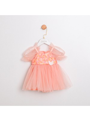 ministok Berry Pul Payetli Kız Bebek Romper