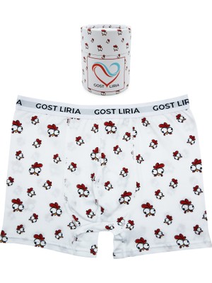 GOST LİRİA - Chicken Desenli Erkek Boxer