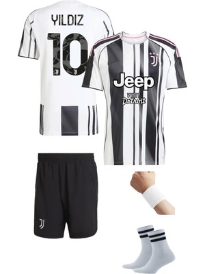 Andream Juventus 2025/26 Yeni Sezon Kenan Yıldız Iç Saha Çocuk Forması (Yeni) 4'lü Set