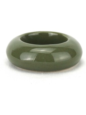 Özel Birşey Seramik Tealight Mumluk – El Yapımı, Isıya Dayanıklı, Dekoratif Yuvarlak Mumluk