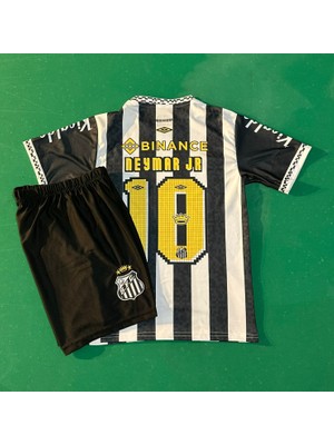 Andream Neymar Jr. Santos 2025/2026  Yeni Sezon Çocuk Futbol Forması 2'li Set