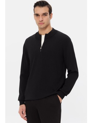 Twn Slim Fit Siyah Kazak 5EC061621232M