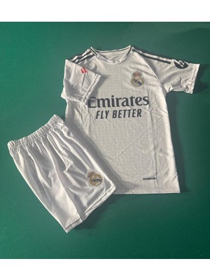 Andream Real Madri'd Bellingham 2025 Sezon Futbol Çocuk Forması 2'li Set  Forma + Short