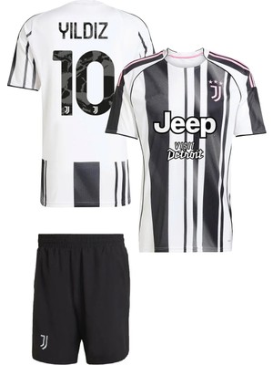 Andream Juventus 2025/26 Yeni Sezon Kenan Yıldız Iç Saha Çocuk Forması (Yeni) 2'li Set