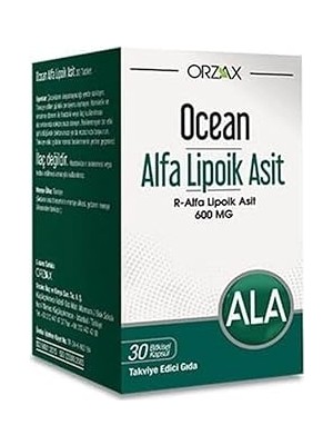 Ocean Alfa Lipoik Asit 600MG 30 Takviye Edici Gıda