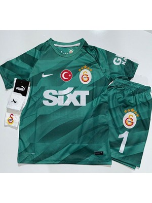 Gâlâtâsârây-1-Nmra Efsane Muslêrâ 5 Yıldızlı New Sezon Çoçuk 4.lü Set Futbol Forması Vs Iş Kıyafeti