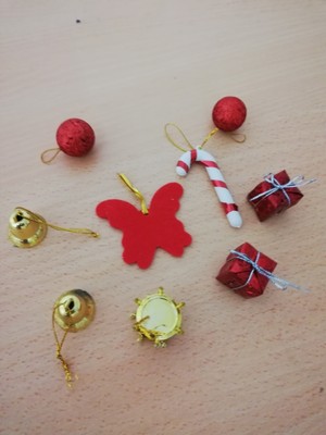 Empressco Yılbaşı Süsü 9 Parça Renkli Çam Ağacı Dekorasyonu Seti