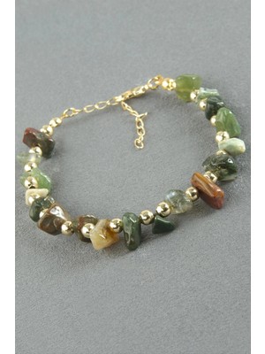 Hint Akik Kırık Doğaltaş Bileklik