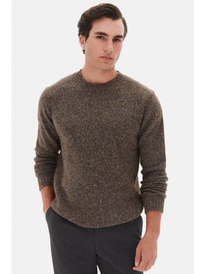 D'S Damat Ds Damat Regular Fit Kahverengi Kazak 5HC060012128M