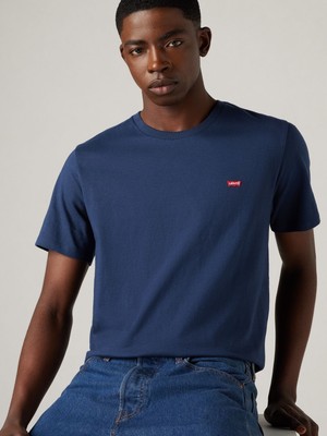 Levi's Ss Orıgınal Lacivert Erkek T-Shırt 56605-0077