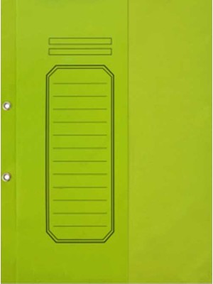 Alemdar Telli Dosya Karton Yarım Kapak Lüx Yeşil 25 Li