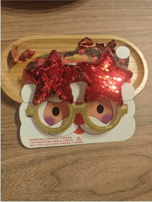 Empressco Yılbaşı Yıldızlı ve Payetli Çok Renkli Gözlük, Şık ve Parlak Tasarım