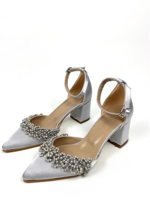 Gloriys Ayakkabı & Çanta Kalın Topuklu6 cm Topuklu Geli-Nişan Ayakkabısı