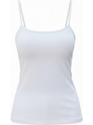 Tutku Kadın Pamuklu İp Askılı Ribanalı Atlet 6'lı Paket