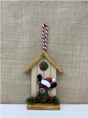 Empressco Renkli Şirin Geyiğin Evi Ağaç Süsü, Sevimli Dekoratif Süsleme Için Ideal Seçenek