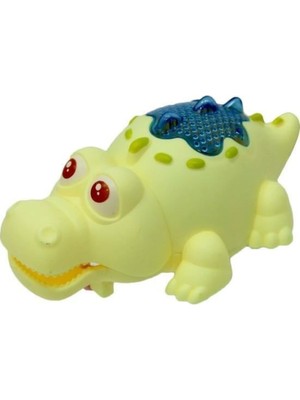 Birlik Oyuncak Crocodile Pilli Işıklı Çekmeli Timsah LY2226-A3