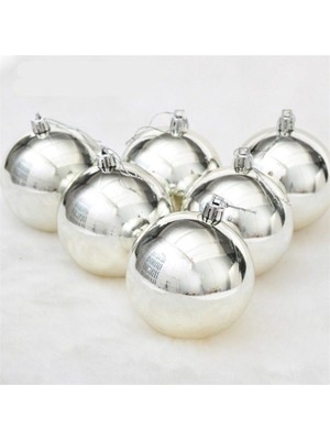 Empressco Turuncu Yılbaşı Ağacı Top Süs 4 cm 6 Adet, Şık ve Renkli Yılbaşı Dekoru