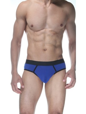 Marsilyan Mavi Jockstrap Fantezi Iç Giyim