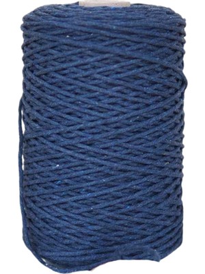 Pamuk Makrome 2 mm Indigo