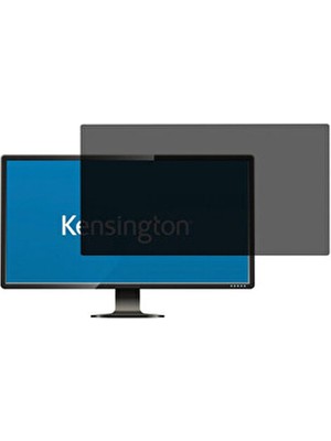 Kensington 24'' 2 Yönlü Çıkarılabilir Monitör Gizlilik Filtresi Mavi Işık Koruma ve Yansıma Önleyici, 16:9, 626487