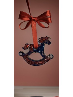 Empressco Kırmızı Yılbaşı Geyik Süsü, Sevimli ve Şık Dekoratif Obje