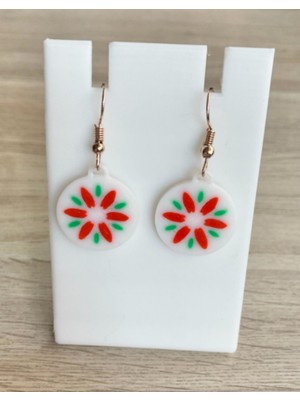 Kanem3D Papatya Daire Küpe