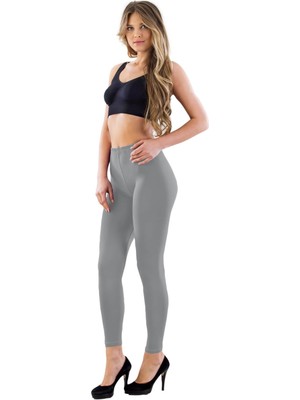 Marsilyan Gri Mı Emay 7700 Likralı Uzun Battal Tayt