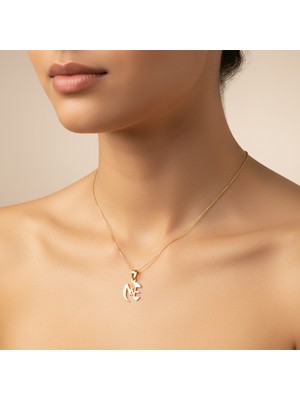 TabiTela 8 ayar altın kolye ucu E&N GM11246 0.5 gr