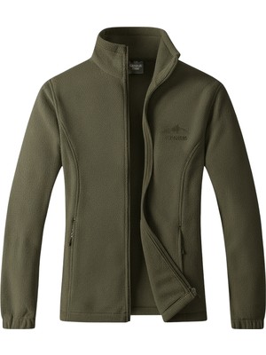 Genius Store Unisex Polar Tam Fermuarlı Outdoor Polar Ceket Tactical Polar Kadın-Erkek Polar Renkli-Tam