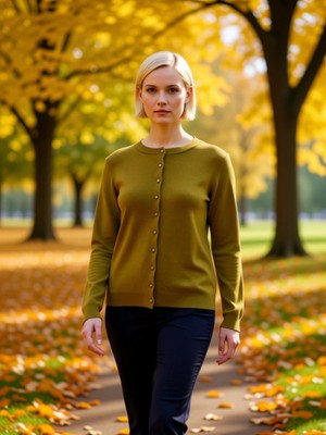 Benerly Kadın Düğme Detaylı Bisiklet Yaka Uzun Kollu Regular Kesim Triko Hırka Gardırobunuzun Vazgeçilmez